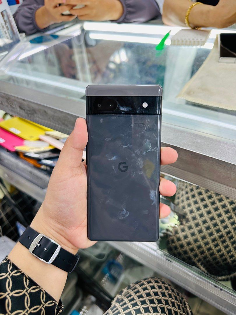Google Pixel 6a 128gb FU 95% makinis (Category: Google Pixel) located in San Juan City. Submitted by javedsgadgetshop (Listing ID 1337377074, Image 1). Description: OPEN FOR INSTALLMENT VIA CREDIT CARD/GGIVES/SPAY/BILLEASE & SWAP/TRADE-IN! BUY AND SELL! Quick Specs : Google Pixel 6a •128gb •NTC Variant •Good batt health •Factory Unlock •95% Smoothness •No hidden issue | No Repaired •100% Authentic | Not Refurbished •w/ OEM Charger & store warrant