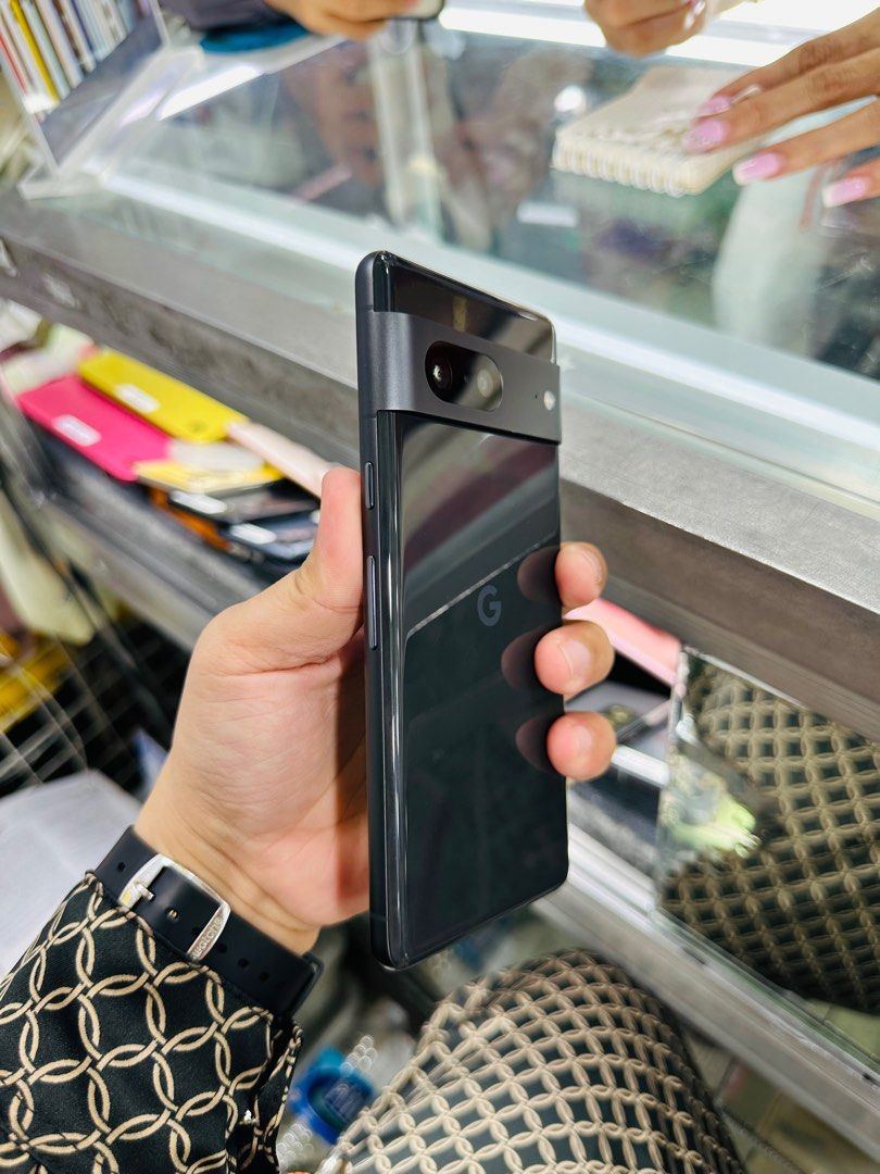 Google Pixel 7 128gb FU no issue All working (Category: Google Pixel) located in San Juan City. Submitted by javedsgadgetshop (Listing ID 1337378399, Image 3). Description: OPEN FOR INSTALLMENT VIA CREDIT CARD/GGIVES/SPAY/BILLEASE & SWAP/TRADE-IN! BUY AND SELL! Quick Specs : Google Pixel 7 •128gb •NTC Variant •Good batt health •Factory Unlock •95% Smoothness •No hidden issue | No Repaired •100% Authentic | Not Refurbished •w/ OEM Charger & store 