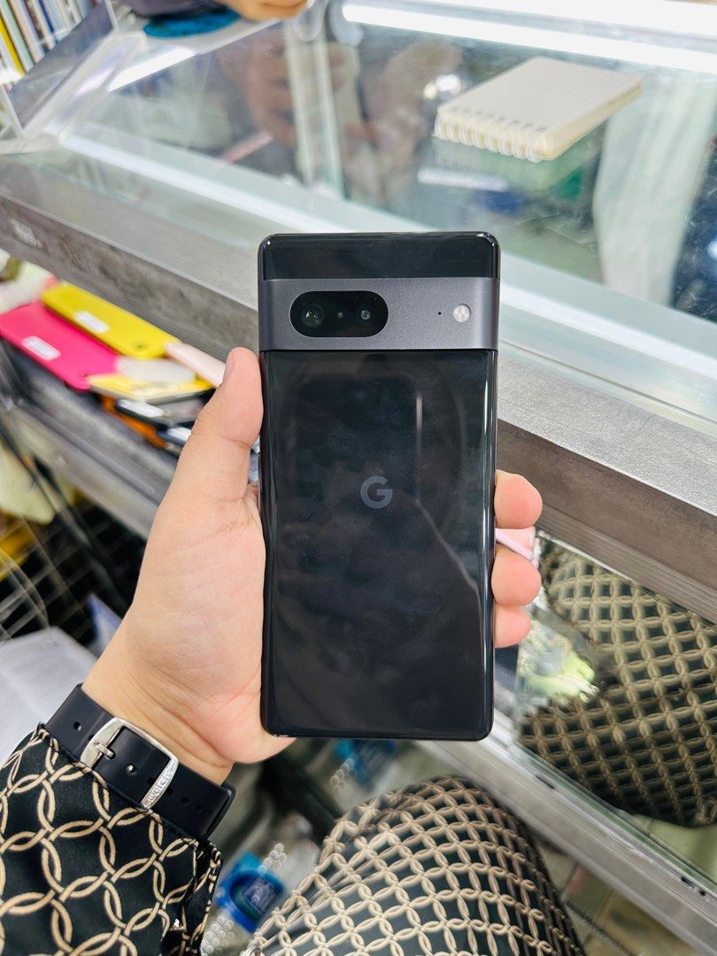 Google Pixel 7 128gb FU no issue All working (Category: Google Pixel) located in San Juan City. Submitted by javedsgadgetshop (Listing ID 1337378399, Image 1). Description: OPEN FOR INSTALLMENT VIA CREDIT CARD/GGIVES/SPAY/BILLEASE & SWAP/TRADE-IN! BUY AND SELL! Quick Specs : Google Pixel 7 •128gb •NTC Variant •Good batt health •Factory Unlock •95% Smoothness •No hidden issue | No Repaired •100% Authentic | Not Refurbished •w/ OEM Charger & store 