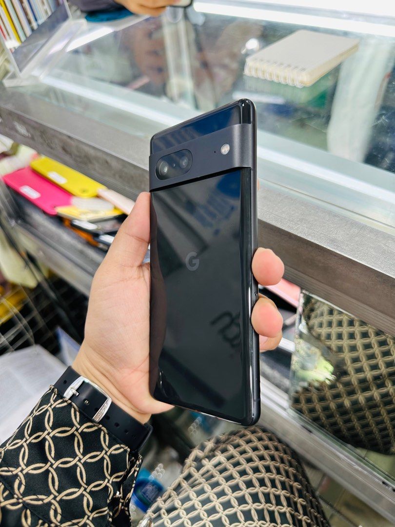 Google Pixel 7 128gb FU no issue All working (Category: Google Pixel) located in San Juan City. Submitted by javedsgadgetshop (Listing ID 1337378399, Image 2). Description: OPEN FOR INSTALLMENT VIA CREDIT CARD/GGIVES/SPAY/BILLEASE & SWAP/TRADE-IN! BUY AND SELL! Quick Specs : Google Pixel 7 •128gb •NTC Variant •Good batt health •Factory Unlock •95% Smoothness •No hidden issue | No Repaired •100% Authentic | Not Refurbished •w/ OEM Charger & store 