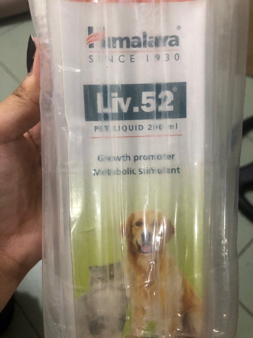 Himalaya Liv. 52 for pets (Category: Medical Supplies & Tools) located in Manila. Submitted by delacruzlei (Listing ID 1337369994, Image 1). Description: sealed and di pa naoopen because wrong item nasend ni seller hahaha, legit shop pinagbilhan :) 9/25 expiration date mop: gcash / bank transfer mod: sdd/j&t.