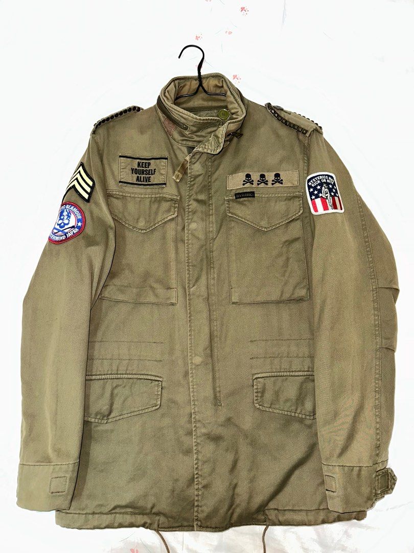 魅力の hysteric glamour mastermind japan M65 Jacket, 男裝, 外套及 ミリタリージャケット