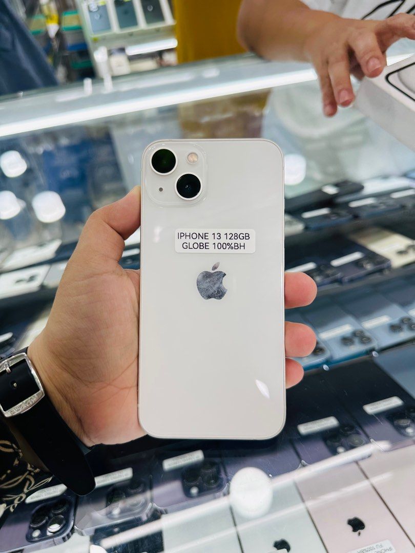 Iphone 13 128gb 100% batt Globelocked NTC (Category: iPhone 13 Series) located in San Juan City. Submitted by javedsgadgetshop (Listing ID 1337394333, Image 1). Description: OPEN FOR INSTALLMENT VIA CREDIT CARD/GGIVES/SPAY/BILLEASE & SWAP/TRADE-IN! BUY AND SELL! Quick Specs : Iphone 13 •128gb •NTC Variant •100% batt health •Globelocked •95% Smoothness •No hidden issue | No Repaired •100% Authentic | Not Refurbished •w/ OEM Charger & store warrant