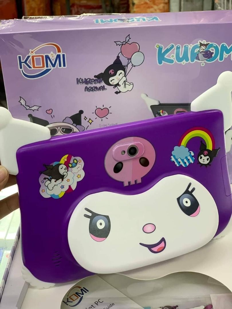 Kuromi Tablet (Category: Android) located in Manila. Submitted by yannieshop (Listing ID 1337280165, Image 1). Description: KOMI KUROMI TABLET for kids Available color : PINK PURPLE BLUE SPECS please see last photo..