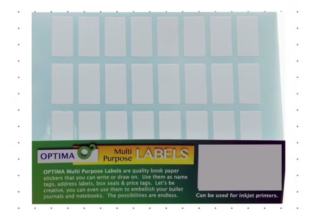 Label Sticker 12x32mm 32pcs. (Category: Craft Supplies & Tools) located in Pasay City. Submitted by shirley.manacsa (Listing ID 1337346963, Image 1). Description: .
