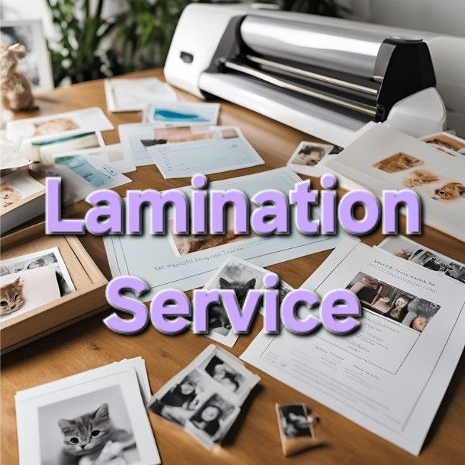 Laminating Service (Category: Art & Prints) located in Singapore. Submitted by busylady_ama (Listing ID 1337296921, Image 1). Description: I provide laminating service at my place. A4 $1/pc A3 $2/pc.