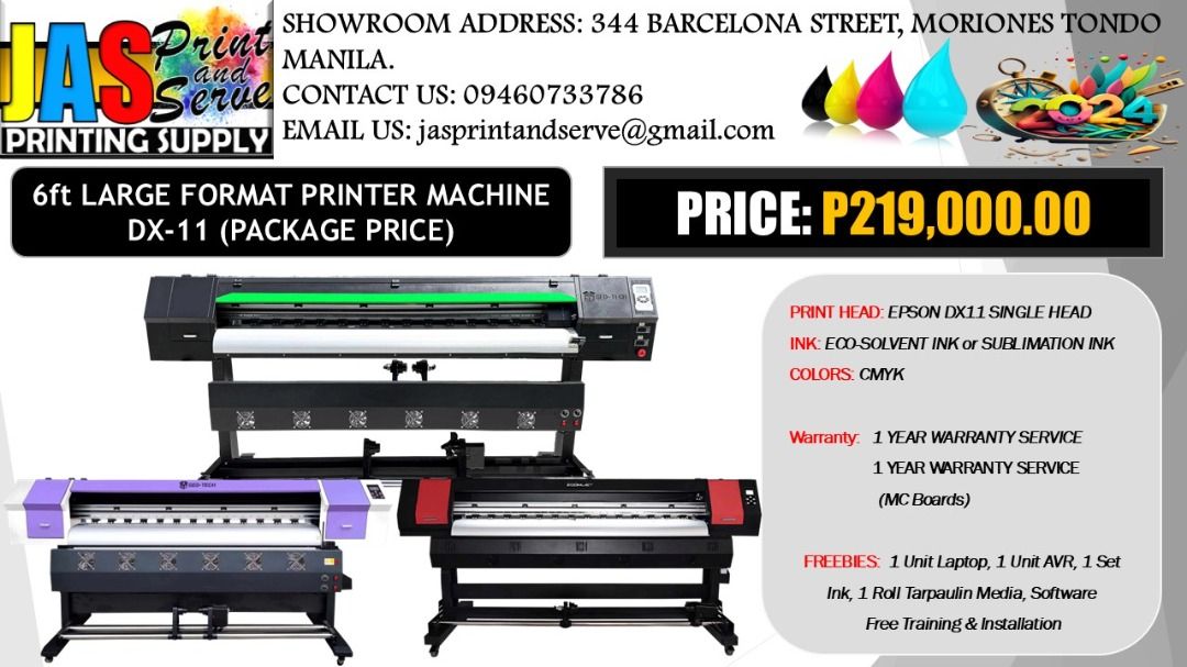 Large Format Printer Machine Epson DX-11 Package / Sublimation Printer ...