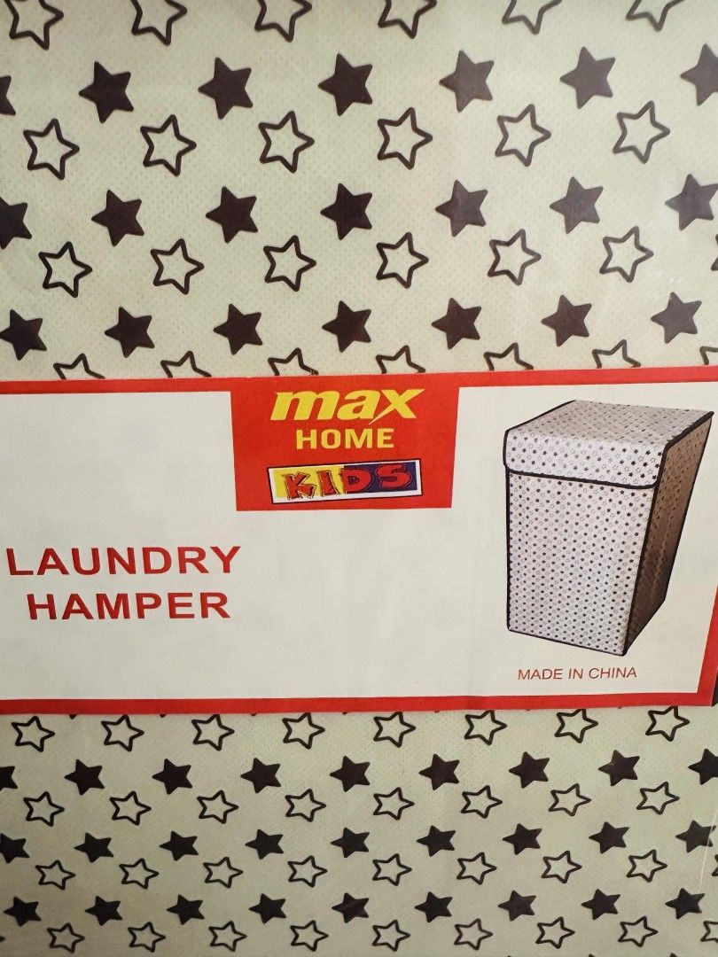 Max brand star white laundry organizer (Category: Laundry Baskets) located in Mandaluyong City. Submitted by home_box.ae (Listing ID 1337249360, Image 1). Description: dimensions: 13x11x23inches actual photo posted on hand ready to ship.