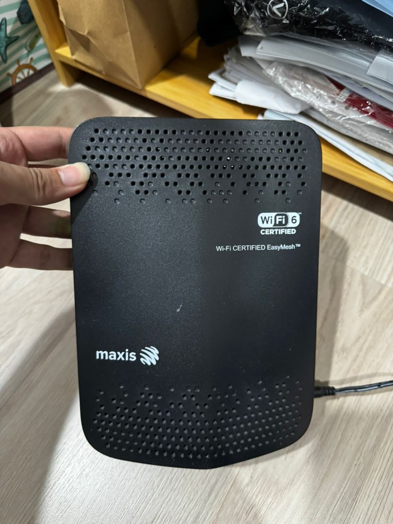 Maxis Wifi 6 Router and 2 Mesh, Computers & Tech, Parts & Accessories ...