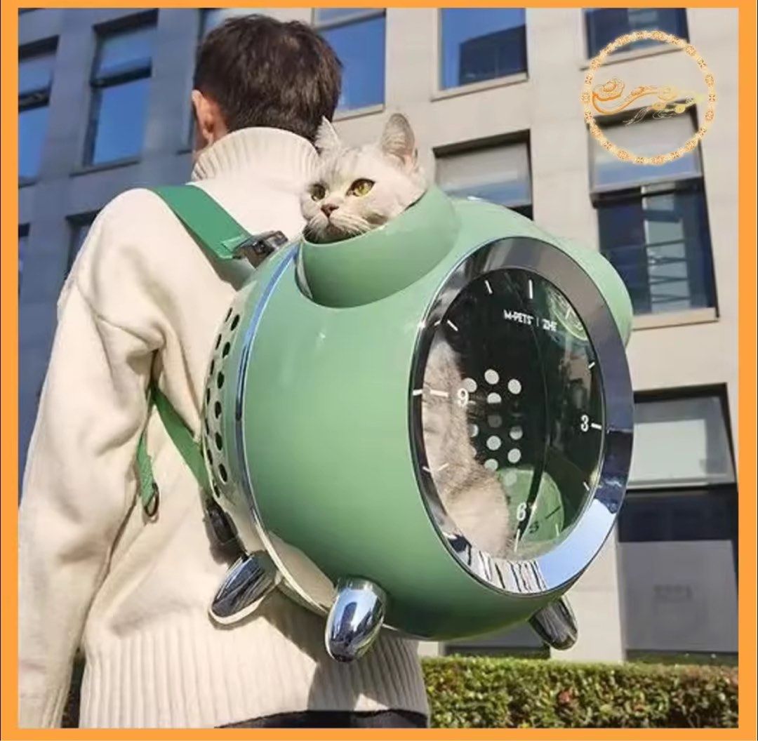 MPET Alarm Clock Design Cat Carrier Backpack (Category: Homes & Other Pet Accessories) located in Mandaluyong City. Submitted by StephenGo888 (Listing ID 1337254203, Image 1). Description: Head turner Cat Backpack !!! MPET Alarm Clock Design Cat Carrier Backpack “ BLUE Color “ Bought for p3,880 ( used once ) 9/10 RFS: decluttering .
