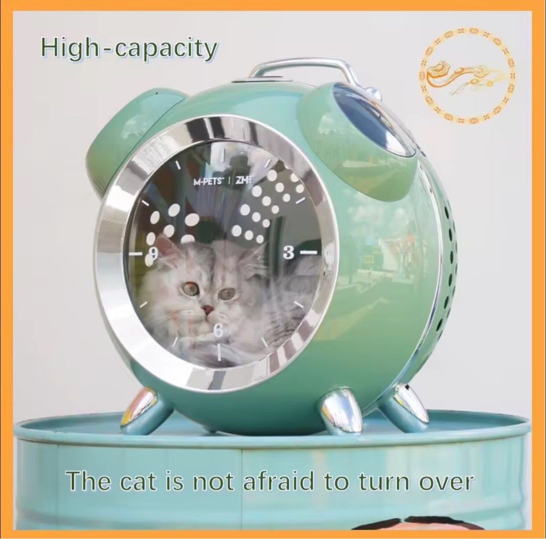 MPET Alarm Clock Design Cat Carrier Backpack (Category: Homes & Other Pet Accessories) located in Mandaluyong City. Submitted by StephenGo888 (Listing ID 1337254203, Image 3). Description: Head turner Cat Backpack !!! MPET Alarm Clock Design Cat Carrier Backpack “ BLUE Color “ Bought for p3,880 ( used once ) 9/10 RFS: decluttering .