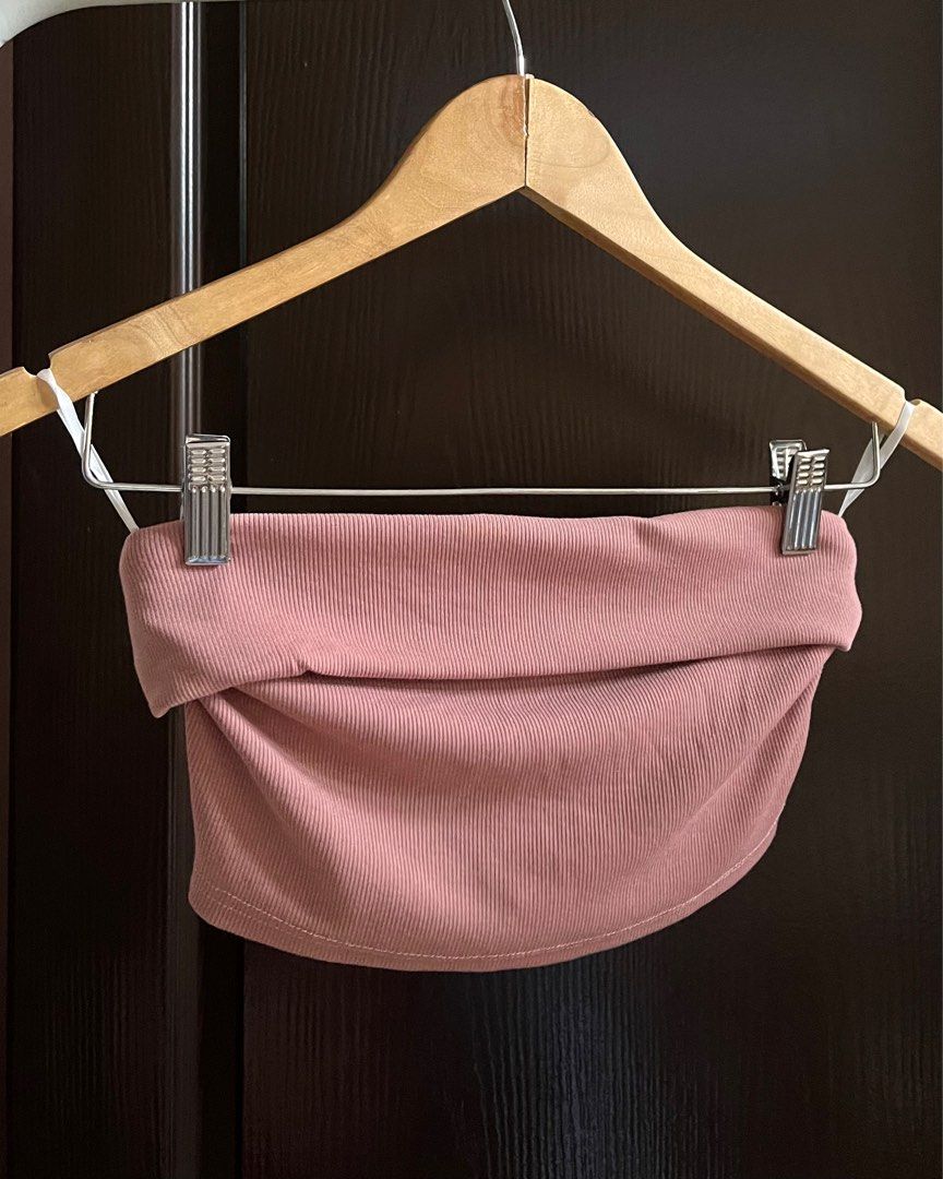 Muted Pink Crop tube top (Category: Others Tops) located in Davao. Submitted by stylesavvy__ (Listing ID 1337292648, Image 1). Description: Worn once Free SF already Xs.