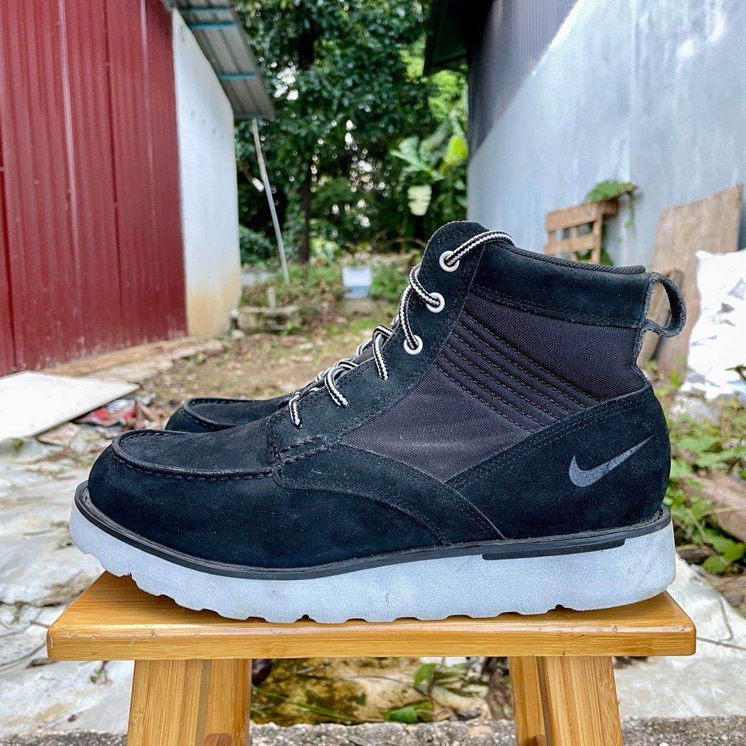 Nike ACG Vintage Boots Kingman Lace Up Black 8UK RM118 Men s Fashion Footwear Boots on Carousell
