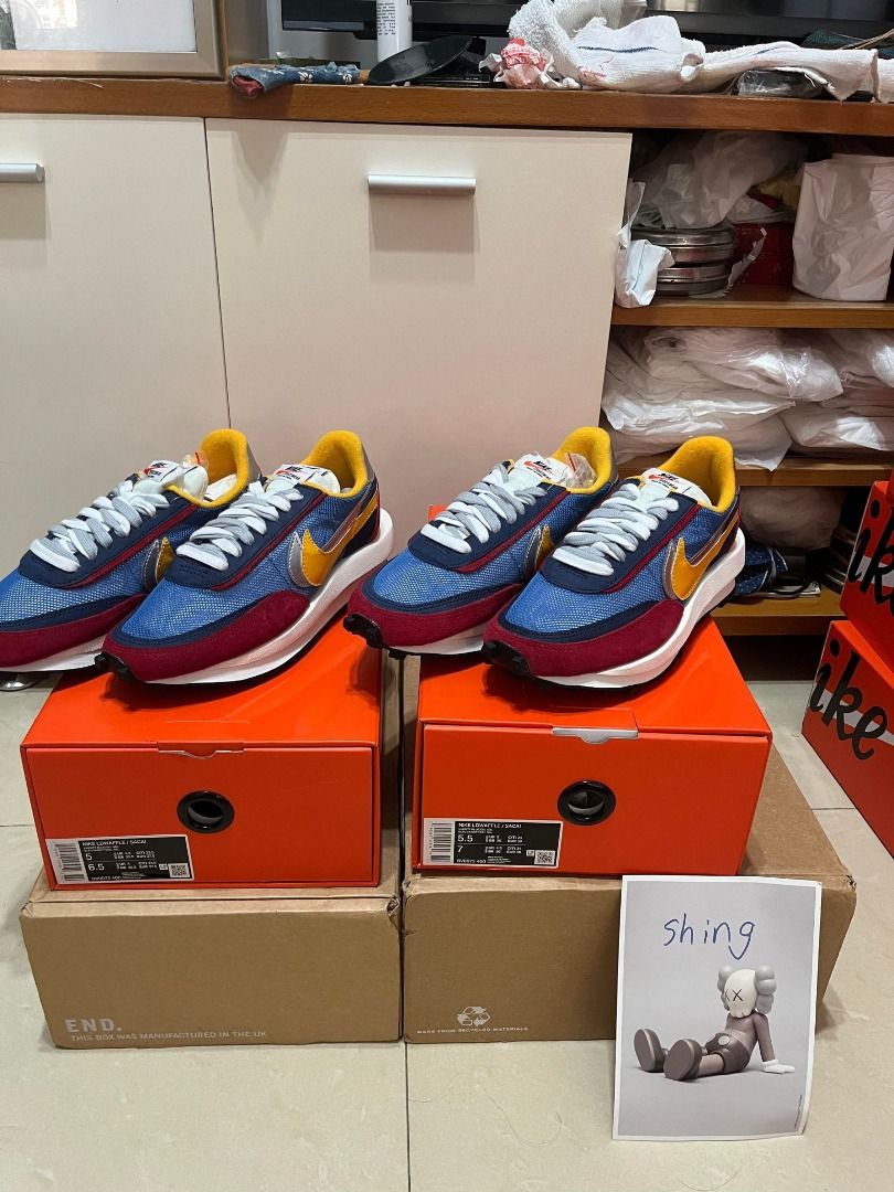 Waffle sacai blue multi hot sale