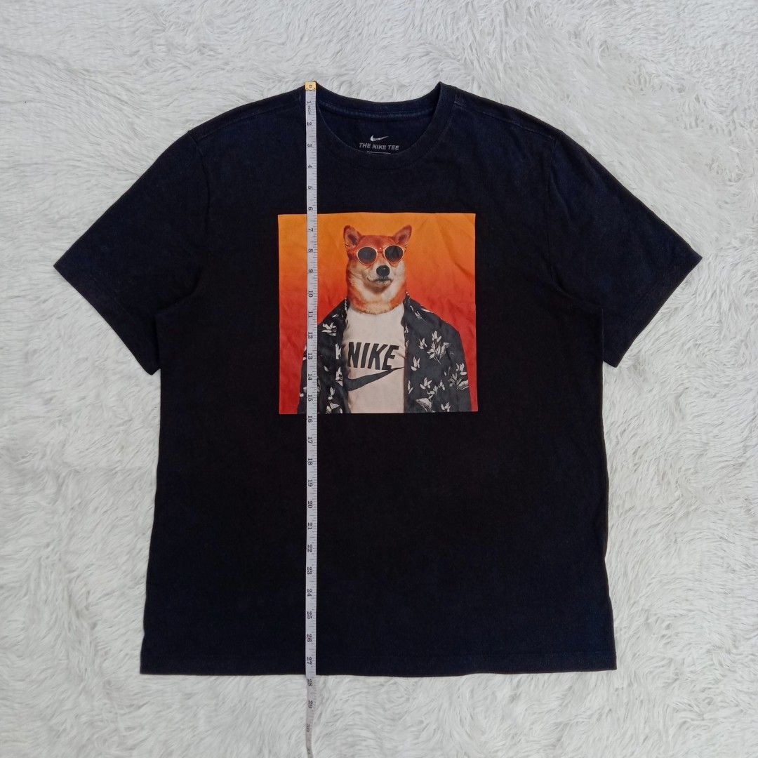 Nike Shiba Inu Dog Graphic T shirt Men s Fashion Tops Sets Tshirts Polo Shirts on Carousell