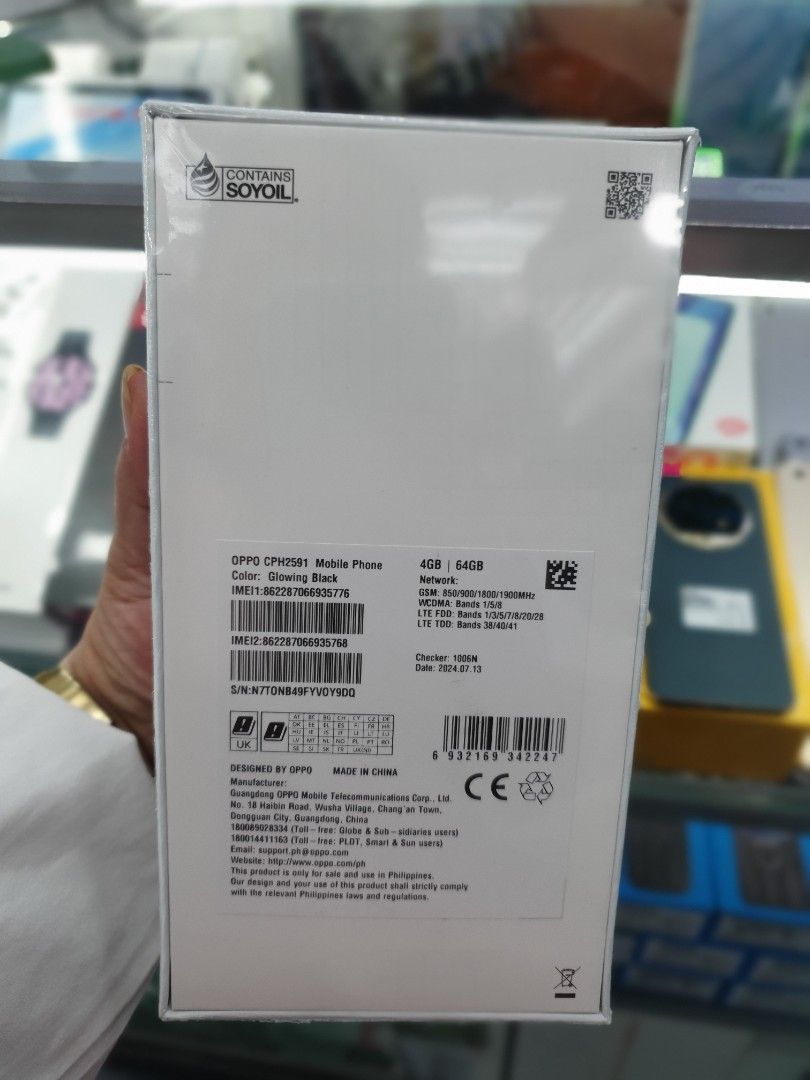 Oppo A18 64gb brandnew (Category: OPPO) located in San Juan City. Submitted by chelle.celino (Listing ID 1337308592, Image 2). Description: oppo A18 64gb brandnew sealed All original ntc approval 1yr warranty oppo and my store call or txt me.09353229255 fbpage michelle telecom...