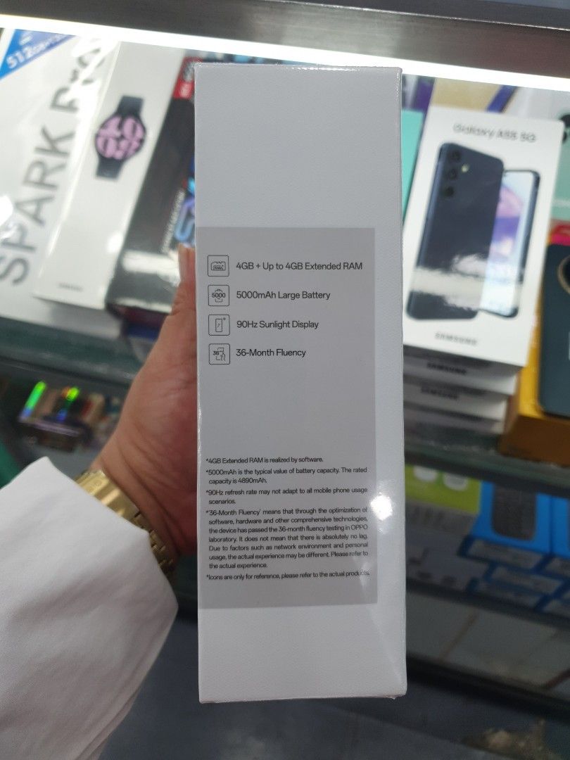 Oppo A18 64gb brandnew (Category: OPPO) located in San Juan City. Submitted by chelle.celino (Listing ID 1337308592, Image 3). Description: oppo A18 64gb brandnew sealed All original ntc approval 1yr warranty oppo and my store call or txt me.09353229255 fbpage michelle telecom...