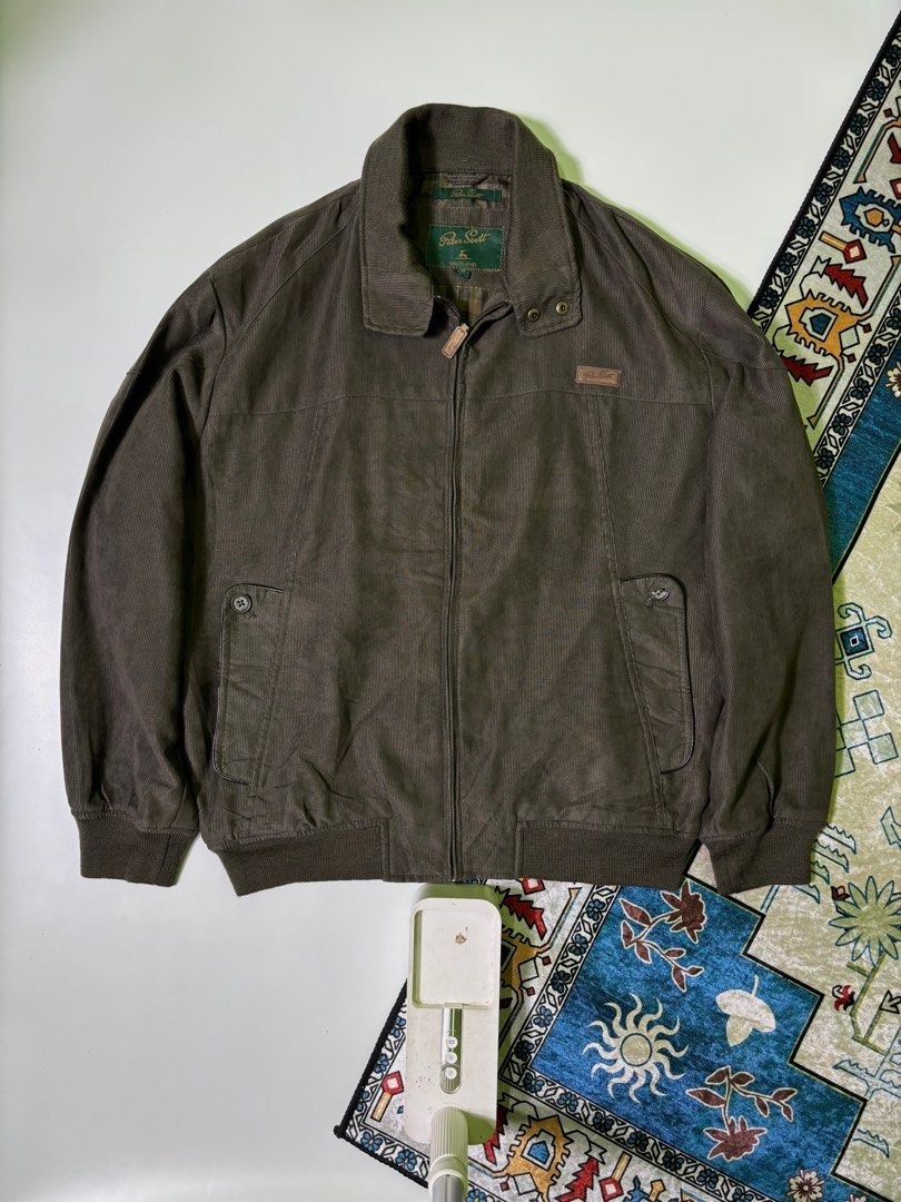 Peter scott vintage corduroy jacket not uniqlo supreme stussy  alpaindustries carhatt dikies