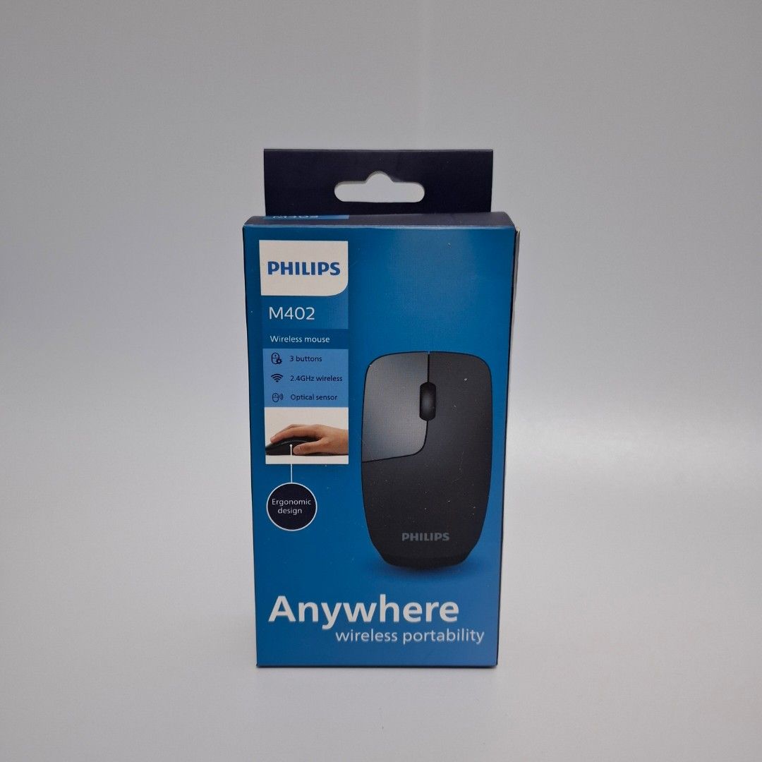 Philips Wireless Mouse M402 (black) (Category: Mouse & Mousepads) located in Rizal. Submitted by ohmanhay (Listing ID 1337333799, Image 1). Description: ❗️PLEASE READ BEFORE MESSAGING❗️ *used once to check *no battery included *need funds *guaranteed 100% authentic *please refer to the photos above *all items are available unless stated otherwise MANAGE YOUR EXPECTATIONS *Actual item posted *Color may vary due to lighting *Buy at your own risk No
