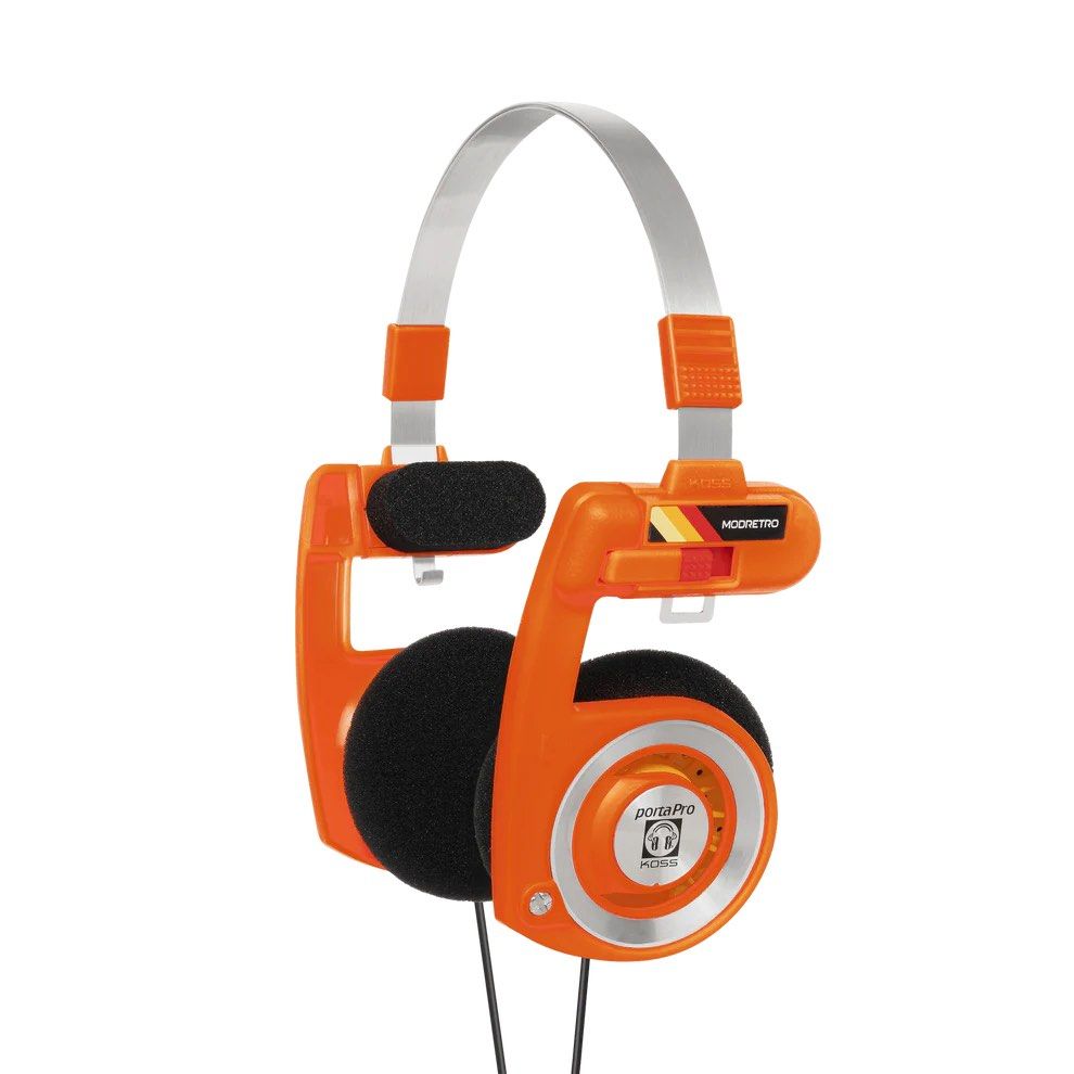 Pre-order / Modretro x Koss Porta Pro (Category: Headphones & Headsets) located in San Antonio. Submitted by melodramaforever (Listing ID 1337386020, Image 3). Description: PRE-ORDER! Modretro x Koss Porta Pro This pre-order requires full payment. ETA to PH: 3-4 weeks upon ordering *Item ships from US Available colors: Bubblegum (Pink), Inferno (Orange), Volt (Yellow), Leaf (Green), Wave (Blue), Midnight (Black) and GameStop Exclusive Grey Featur
