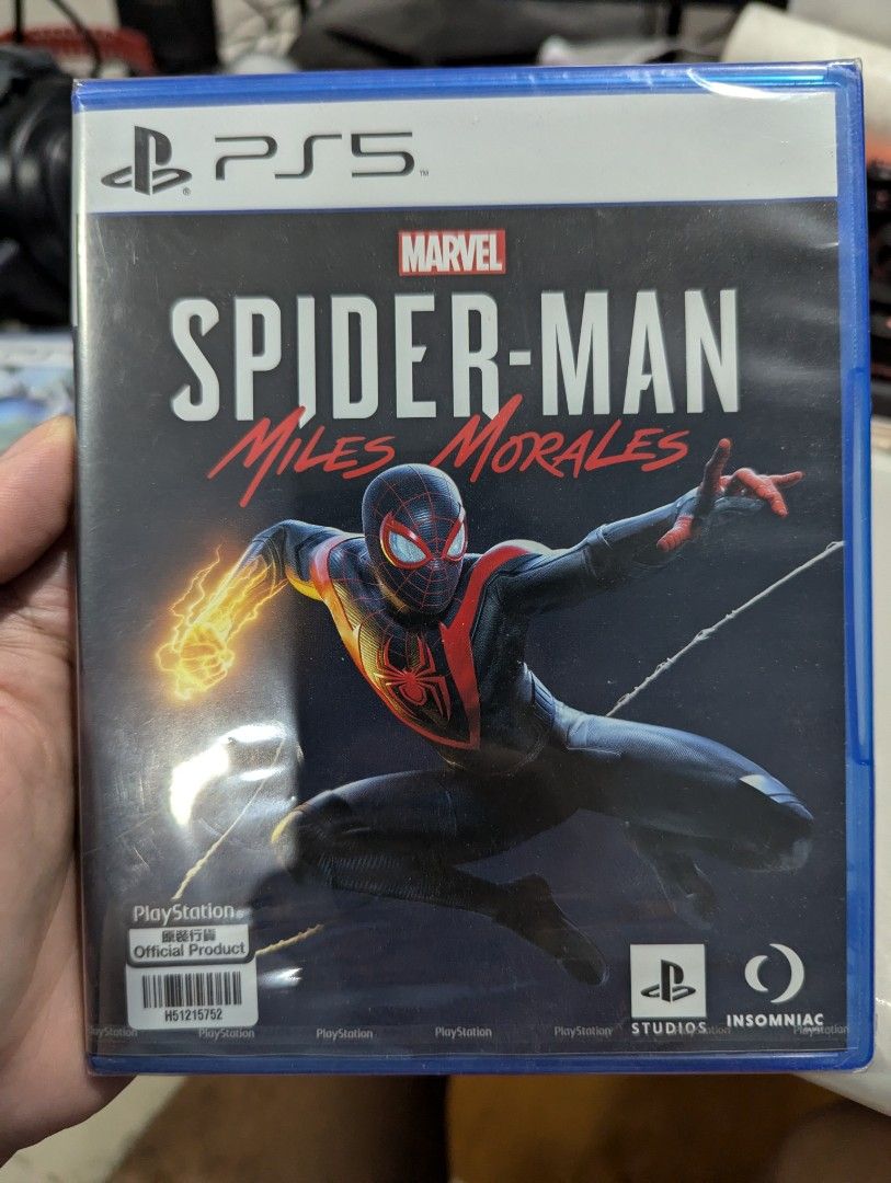PS5 Spider Man Miles Morales (Category: PlayStation) located in Taguig. Submitted by dorkoboy (Listing ID 1337383861, Image 1). Description: bnew / sealed Spider Man Miles Morales for ps5 console. meet up. BGC.
