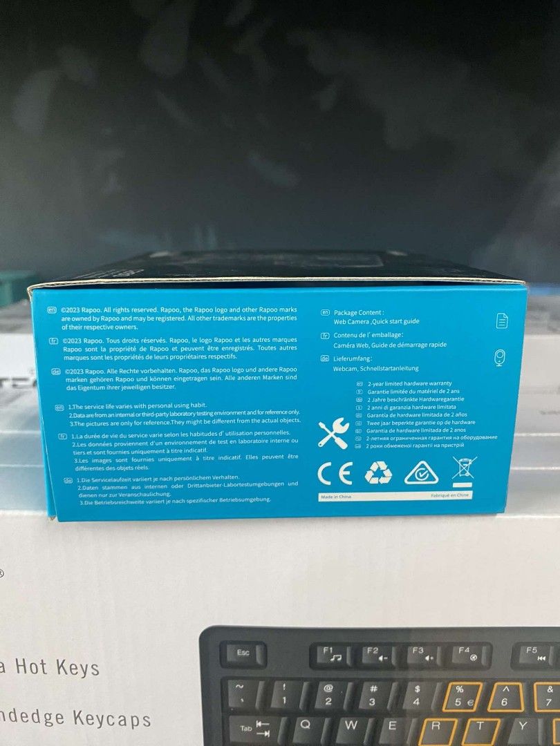 Rapoo C260 1080p Full HD USB Webcam (Category: Webcams) located in Pasig City. Submitted by techubstoreandaccessories (Listing ID 1337411457, Image 3). Description: Rapoo C260 1080p Full HD USB Webcam Ready for Pick Up / Delivery ‼️ 📌 DETAILS: ✅Actual Picture Posted. ✅BRAND NEW & ORIGINAL. ✅7 Days Replacement for Factory Defects and 1year Warranty. (Terms and conditions apply) --------------------------------------- PAYMENTS/DELIVERIES 💸🛵🚘 ✅M