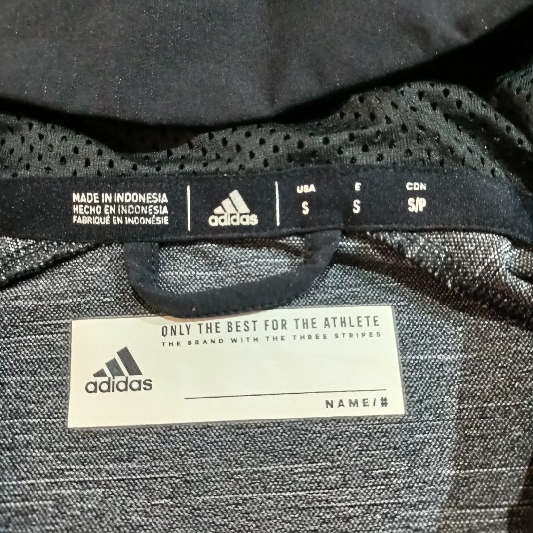 Tracktop Adidas Hoodie, Fesyen Pria, Pakaian Baju Luaran di