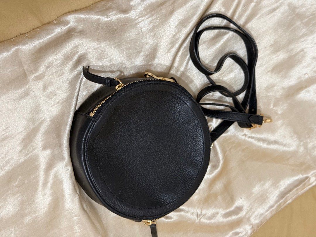 Vince Camuto Leather Round Body Bag
