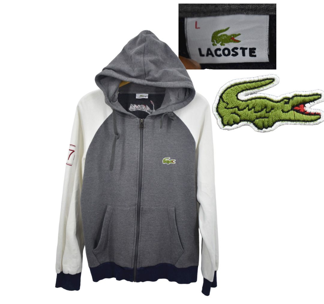 Vintage lacoste hoodie deals