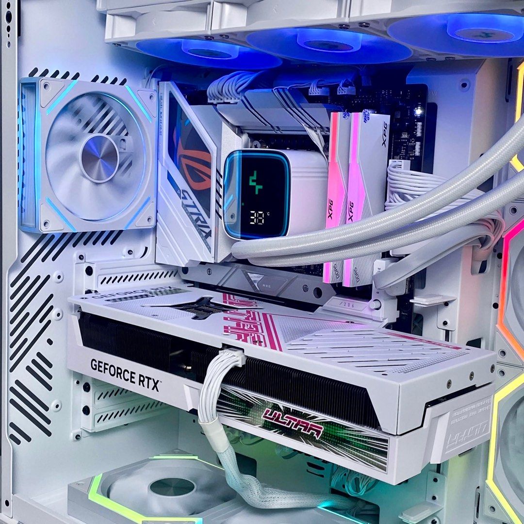 WHITE HIGH END GAMING PC SET RTX4070, Computers & Tech, Desktops on ...