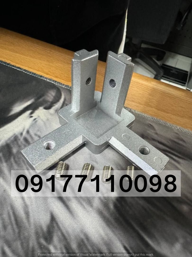 3 way connector for aluminum profile (Category: Construction Tools & Equipment) located in Manila. Submitted by joeyroque09 (Listing ID 1337494467, Image 2). Description: .