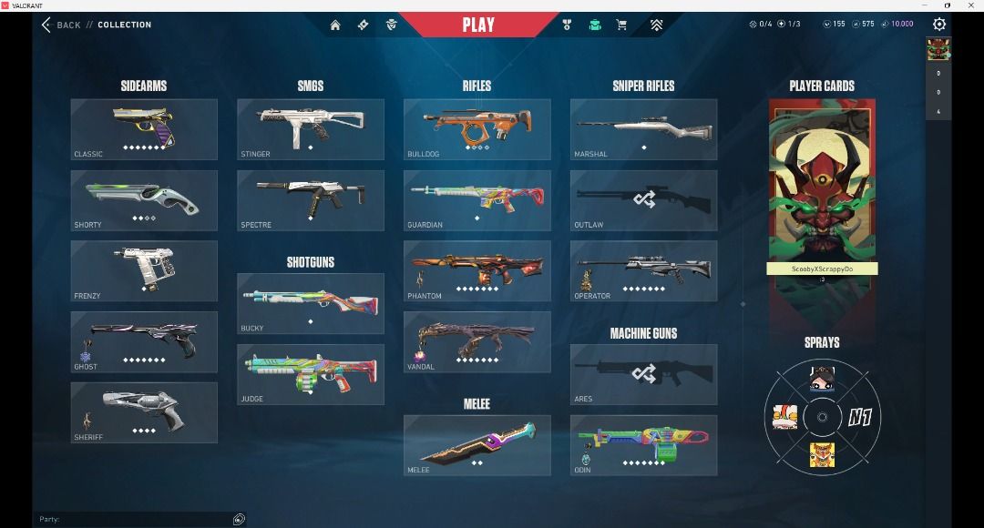 4 Knives 11 VP Skins Cheap Valorant Account, Video Gaming, Gaming 