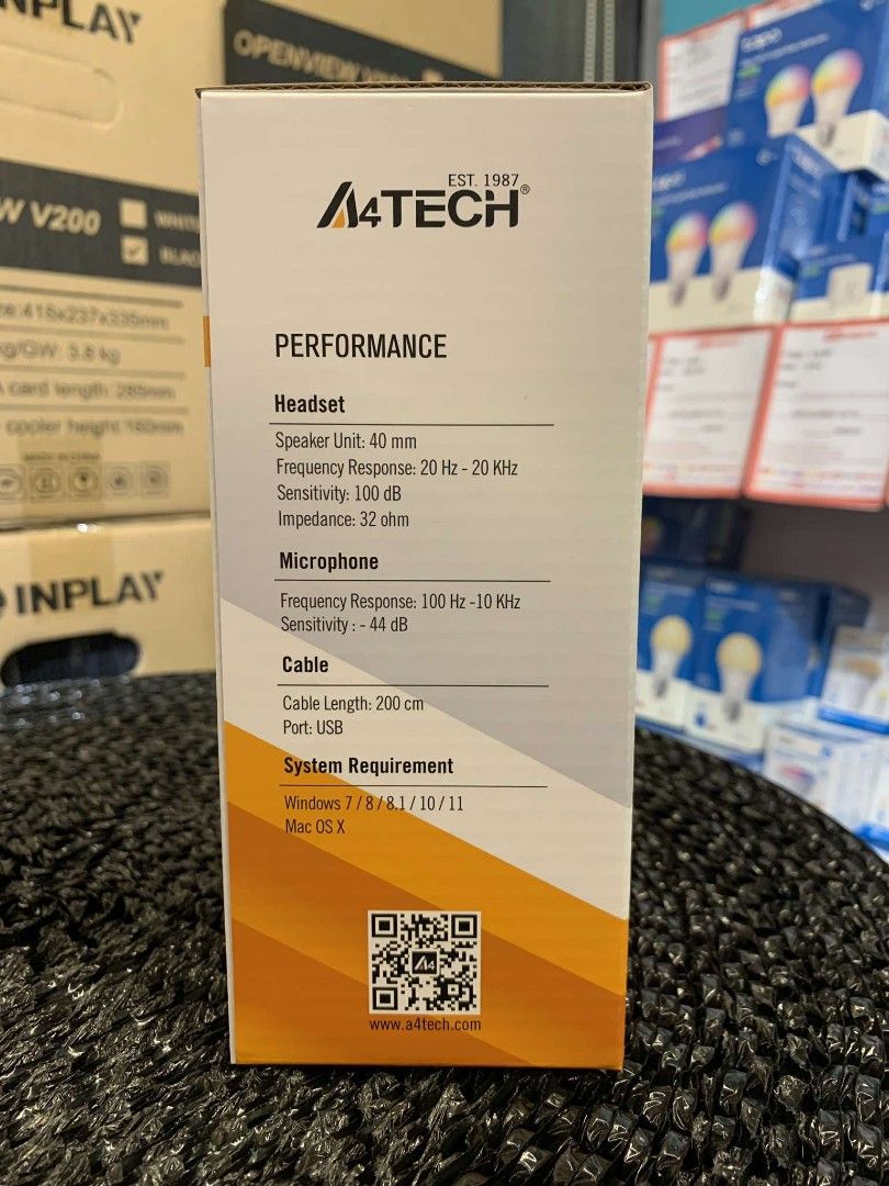 A4Tech HU-10 USB Headset with Noise Cancelling Mic and Volume Control (Category: Headphones & Headsets) located in Makati City. Submitted by slaccessoriesshop (Listing ID 1337554850, Image 3). Description: A4Tech HU-10 USB Headset with Noise Cancelling Mic and Volume Control 💥 ELECTRONICS, COMPUTER ACCESSORIES AND APPLIANCES 💥 All Items - Original / Brand New / Sealed We issue SALES INVOICE With WARRANTY RECEIPT With TECHNICAL SUPPORT Accepting