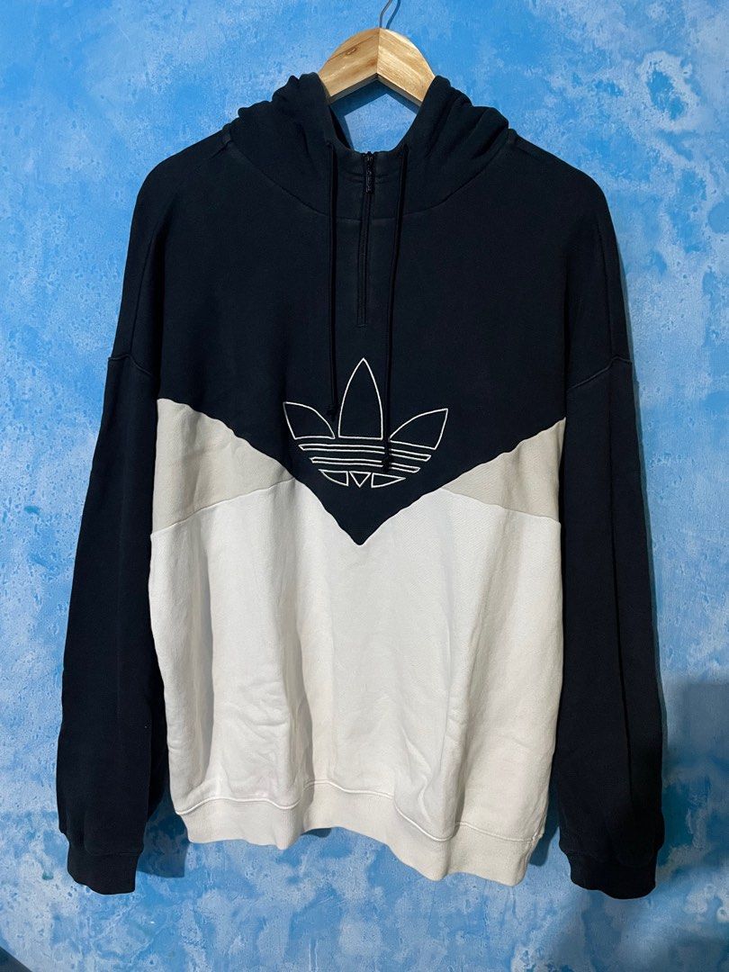 Adidas tri color hoodie hot sale