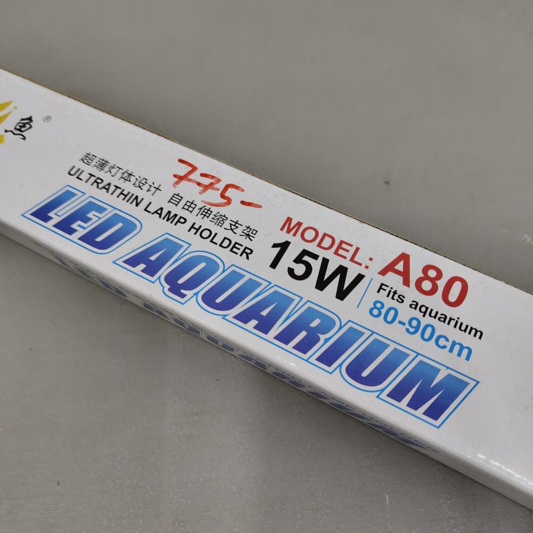 Aquarium LED lights 15 watts White (Category: Homes & Other Pet Accessories) located in Manila. Submitted by rossinicalabig (Listing ID 1337475540, Image 3). Description: 700 Pesos only Very good condition. For 35-50 gallon aquarium. 15 watts White LED light. Check & pickup at our photo studio in Sta.Mesa Mla..