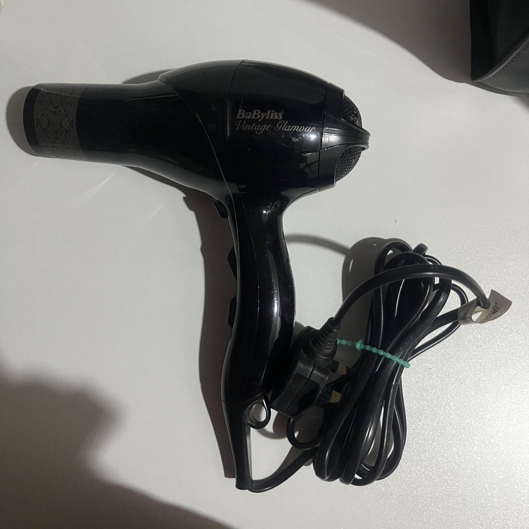 Hair Dryer BaByliss Vintage Glamour Salon Light 2100 Beauty Personal Care Hair on Carousell