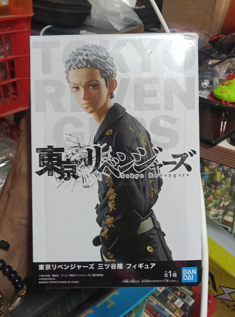 Banpresto Ban Dai Tokyo Revengers Takashi Mitsuya Figure (Category: Figurines & Statues) located in Quezon City. Submitted by ramcollectibles (Listing ID 1337516367, Image 1). Description: Sealed Brand New Banpresto Ban Dai Tokyo Revengers Takashi Mitsuya Figure Php. 1,000.00.