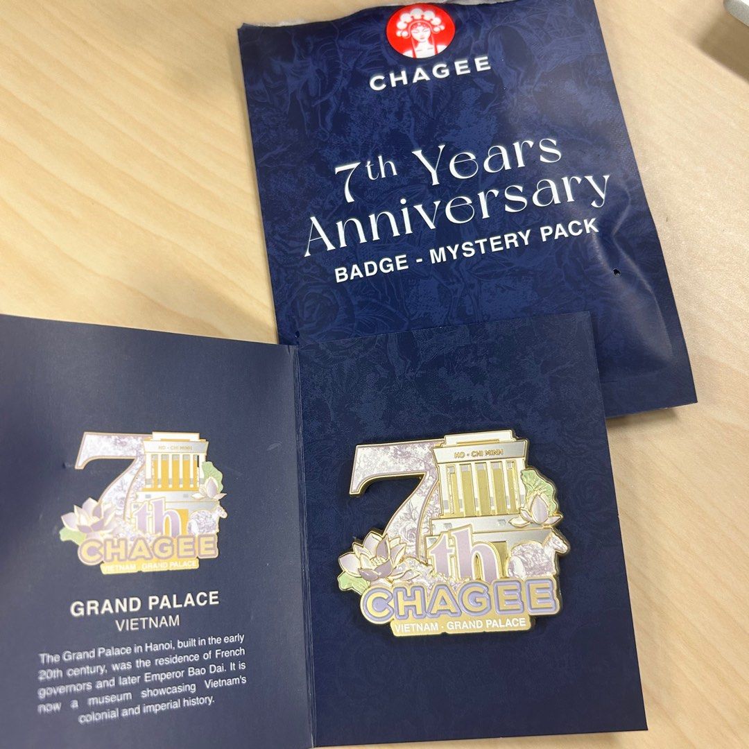 正規代理店 Chagee 7th Toys & Hobbies Vietnam, - Badge Anniversary 小物・アクセサリー