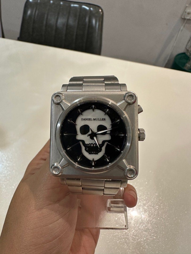 Daniel Muller Skull Limited Watch Men s Fashion Watches Accessories Watches on Carousell