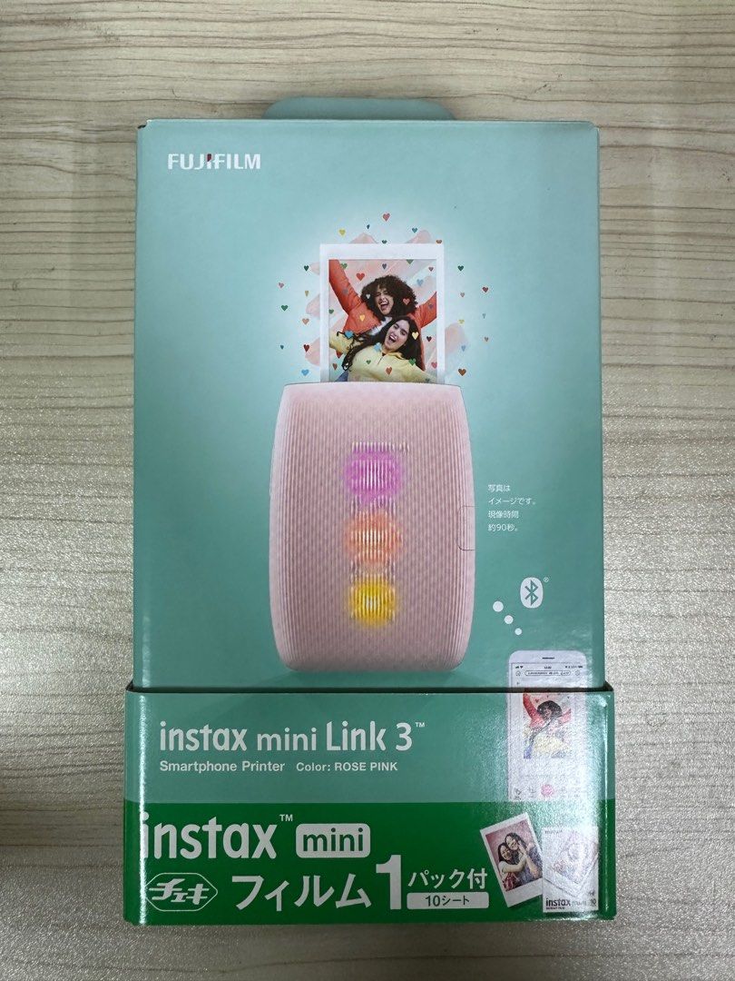 Fujifilm instax mini link 3 (Category: Cameras) located in Singapore. Submitted by huat007 (Listing ID 1324054639, Image 3). Description: Fujifilm Instax Mini Link 3 sg135 + Instax Film 10sheets $15 Option to buy: 1) Twin pack instax film 20sheets $25 2) Mini link 3 Case, $15 3) Instax albums 96 slots @$12 Available in white green pink + sg5 for courier delivery .