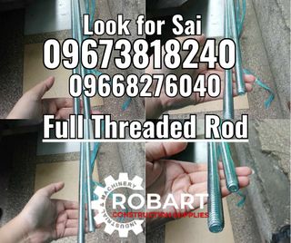Full threaded rod For Sale | Buy 100+ Full threaded rod online ...
