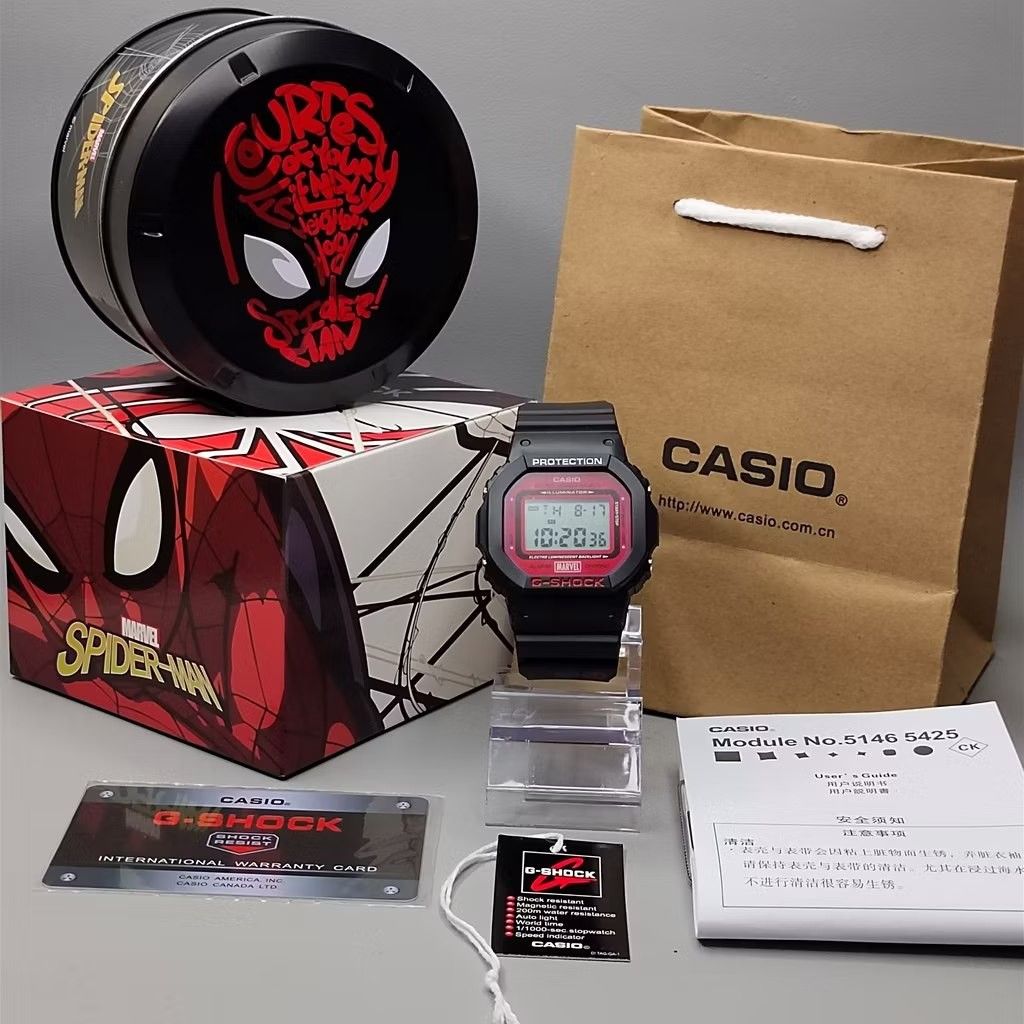 G shock spider man deals