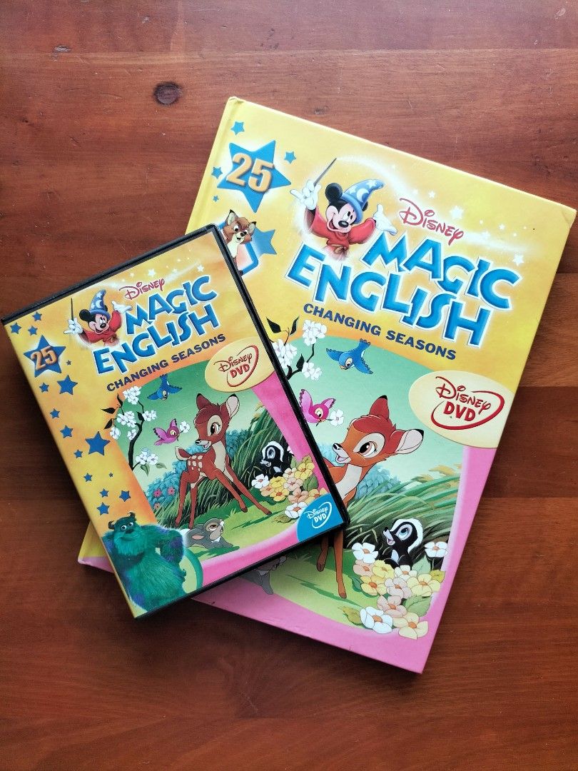 Grolier Disney Magic English Activity Book And DVD Set [ 26 Books