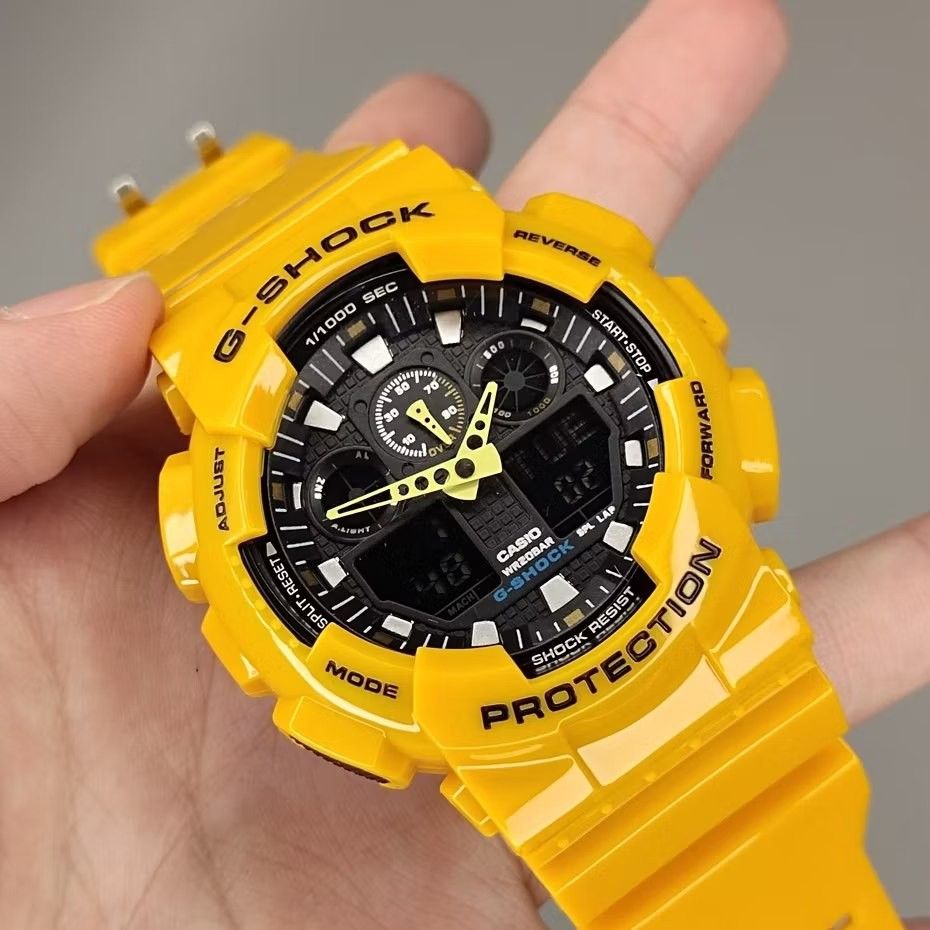 GSHOCK GA 100 YELLOW BUMBLEBEE JAM TANGAN VIRAL Men s Fashion Watches Accessories Watches on Carousell
