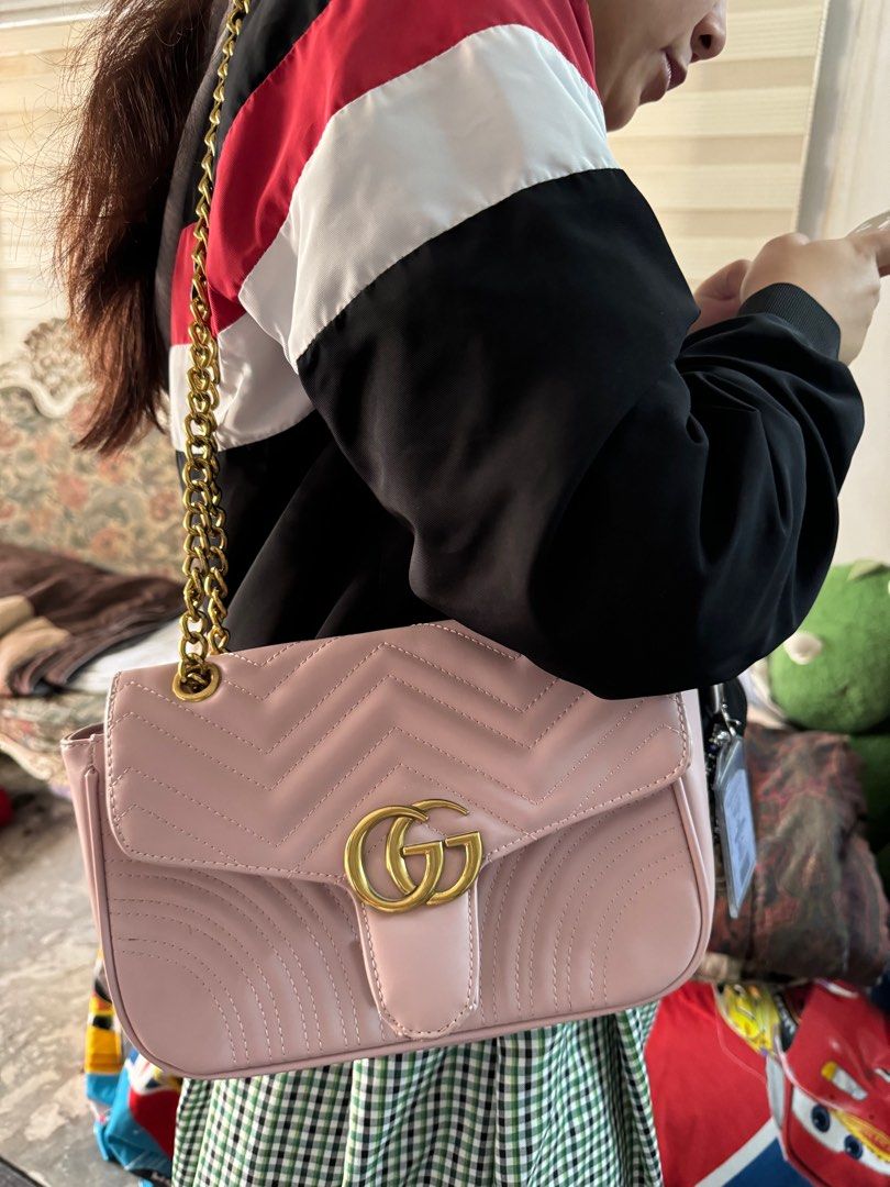 Gucci pink sling bag hotsell
