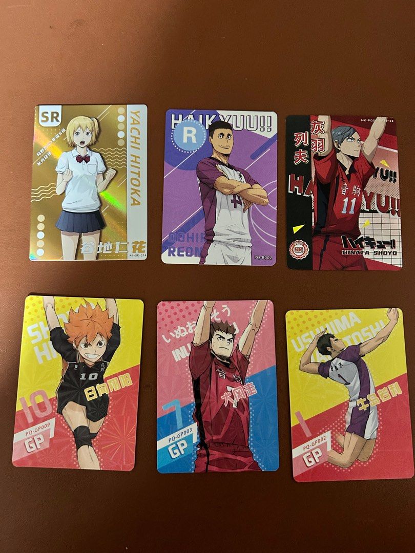 HAIKYUU ASSORTED CCG CARDS SETS - KUROO, USHIJIMA (Category: Raw Singles) located in Manila. Submitted by miffyballs (Listing ID 1337503194, Image 2). Description: HAIKYUU ASSORTED CCG SETS FIXED PRICE SET 1 (KUROO SET) - 270 PHP SET 2 (ASSORTED) - 50 PHP OR CAN GET FREE W OTHER SET SET 3 (PHOTOCARDS) - 100 PHP SET 4 (INARIZAKI SET) - 200 PHP SET 5 (PREM BOX SET W USHIJIMA NUMBERED) - 350 PHP PAYMENT VIA GCASH SHIPPING VIA JNT, FLASH EXPRESS, OR 