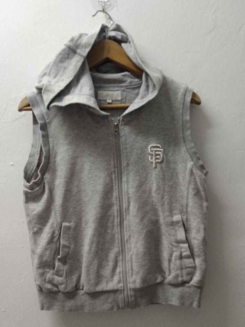 Mlb sleeveless hoodie sales