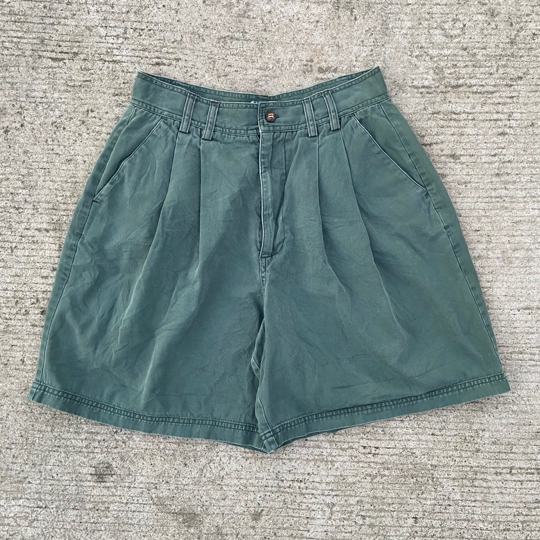 HQ MOSS GREEN DENIM JORTS, Men's Fashion, Bottoms, Shorts on Carousell