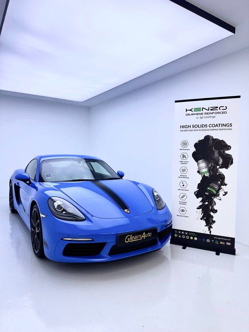 KENZO Nano Graphene Reinforced Coating 10H Hardness Ultra Lux Finishing Super Hydrophobic Quality Dual Protection System 100 Positive