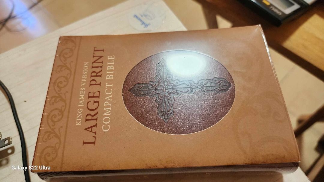 King James Version (KJV) Large Print Compact Bible (Category: Religion Books) located in Quezon City. Submitted by marklamsen (Listing ID 1337551476, Image 2). Description: For Sale - King James Version (KJV) Large Print Compact Bible In leatherbound cover with GOLD edge Easy-to-read copy with 8-point font type Ideal for personal reading and reflection With concordance and study helps Originally priced at $19.99 / Php 1,159.42 (USD1.00=PHP58) For
